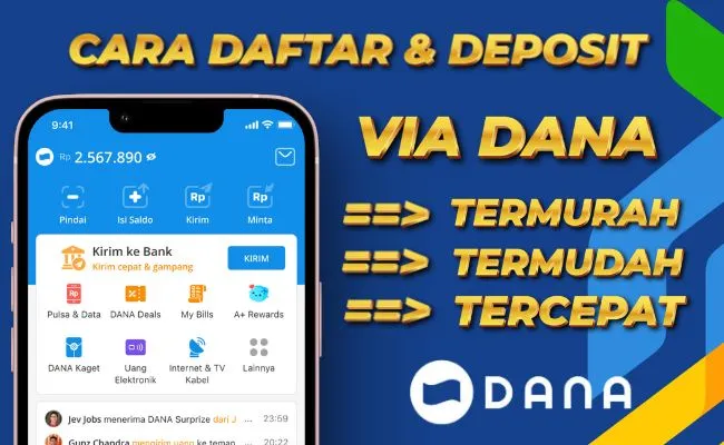 Daftar Slot Online Pakai Dana